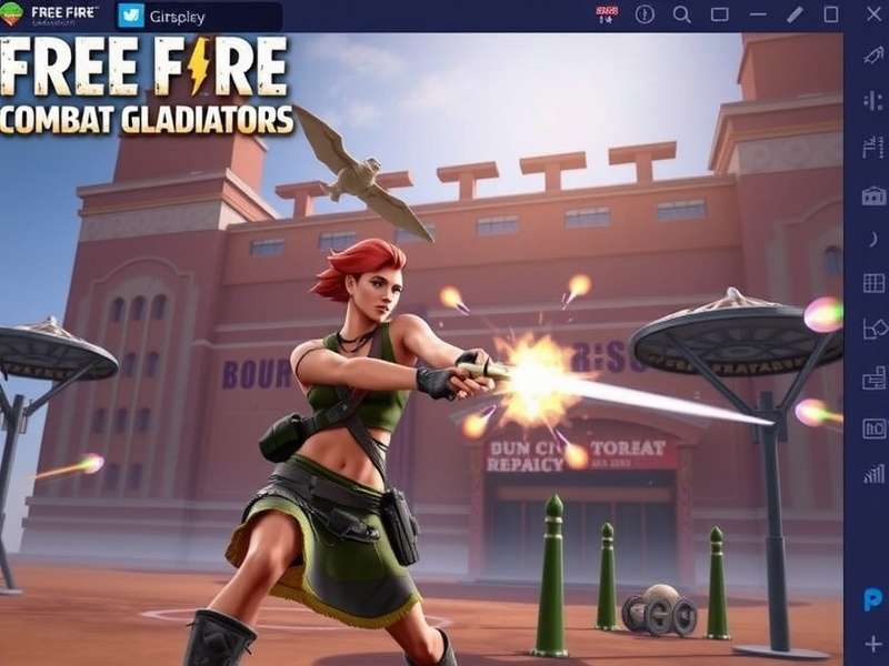 Intense combat in Free Fire Combat Gladiators Free Fire Combat Gladiators Gameplay